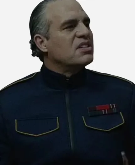 Mark Ruffalo Mickey 17 Blue Costume Jacket