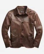 Mark Trent TV-Series Found Season 02 Brett Dalton Brown Leather Jacket