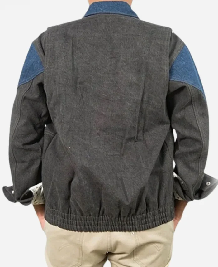 Marty Mcfly Blue Denim Jacket