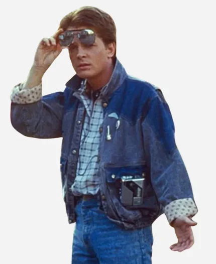 Marty Mcfly Denim Jacket