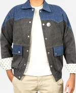 Marty Mcfly Movie Back to The Future Michael J. Fox Denim Blue Jacket
