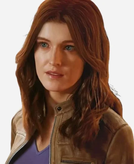 Marvel Spider-man 2 Mary Jane Brown Leather Jacket