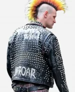 Matt Smith Caught Stealing 2025 Biker Leather Jacket