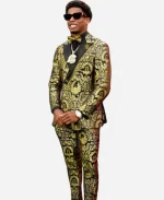 Matthew Golden 2025 NFL Draft Red Carpet Suit