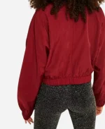 Megan Trower The Feud S01 Striped Red Jacket
