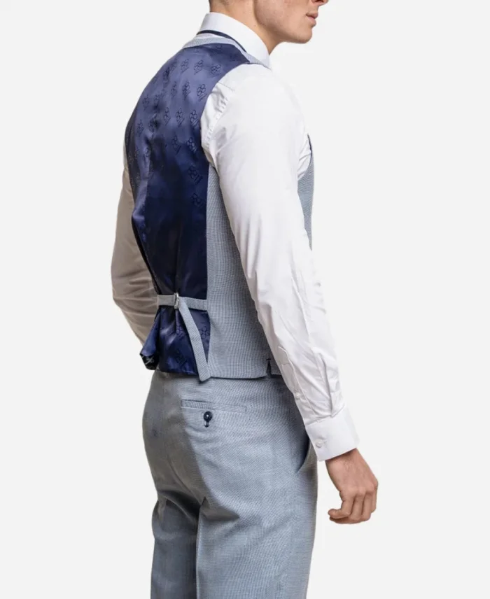 Men's 3 Piece Aqua Blue Suit