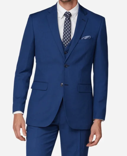 Men's Blue Gentlemen 2 Piece Suit
