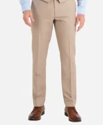 Men's Classic Three Piece Tan Tuxedo Wedding Suit For Sale