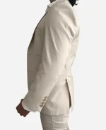 Men's Cream Slim Fit Three Piece Suit