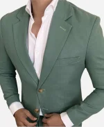 Men's Formal Sage Green Suit