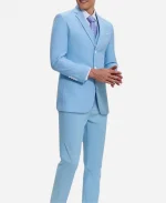 Men's Light Blue 3 Piece Suit