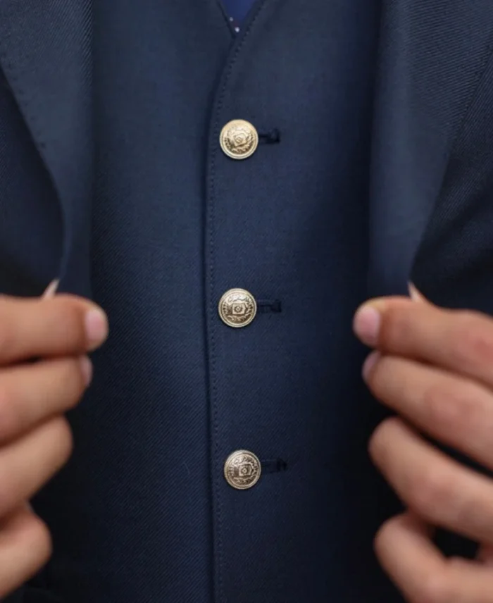 Men's Navy Blue 3 Piece Formal Suit