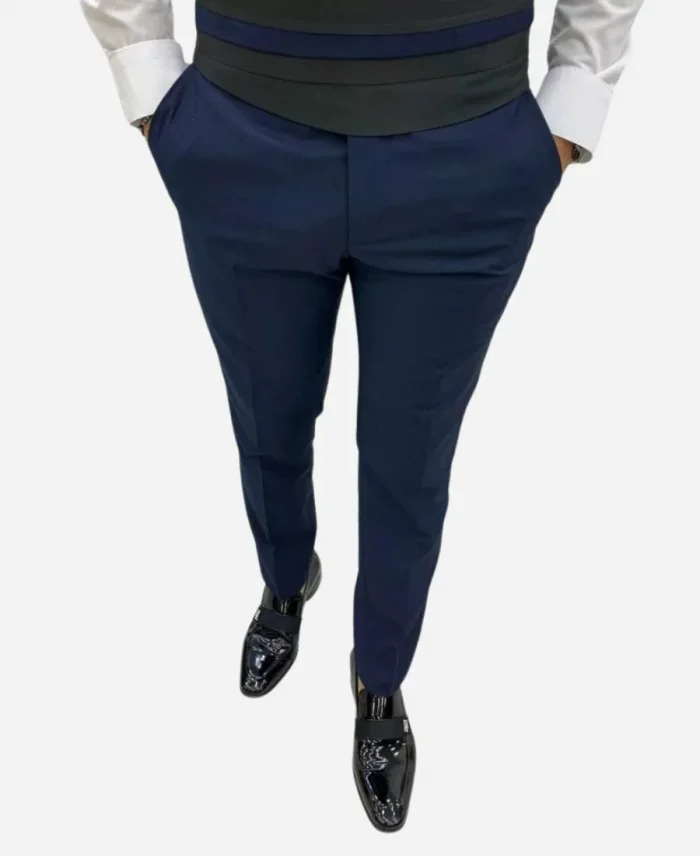 Men's Navy Slim Fit Tuxedo Suit