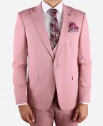 Men's Pink Three Piece Suit