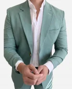 Men's Sage Green 2 Piece Suit