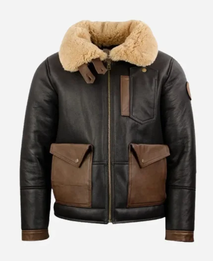 Men’s Shearling J-20 Pilot Sheepskin Jacket