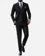 Men’s Three Piece Black Suit