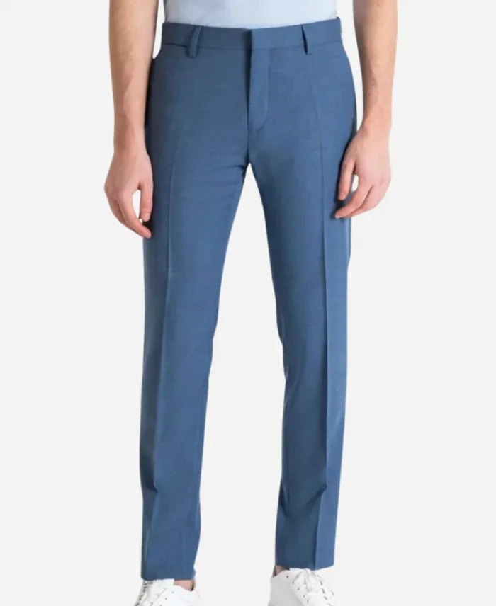Men’s Three Piece Blue Wedding Suit