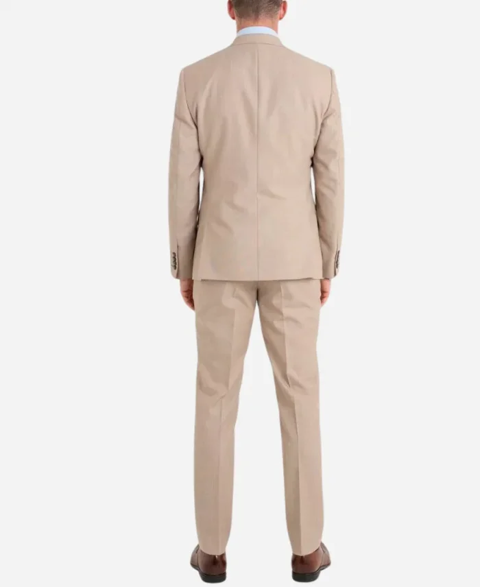 Men's Three Piece Classic Tan Tuxedo Suit