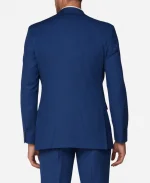 Men's Two Piece Slim Fit Gentlemen Blue Suit For Sale