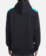 Miami Marlins Nike 2025 City Connect Authentic Collection Therma Pullover Black Hoodie