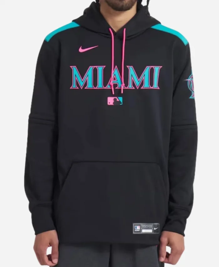 Miami Marlins Nike 2025 City Connect Hoodie