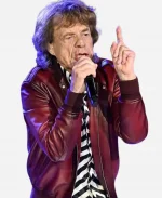Mick Jagger Rolling Stones 2023 Leather Jacket