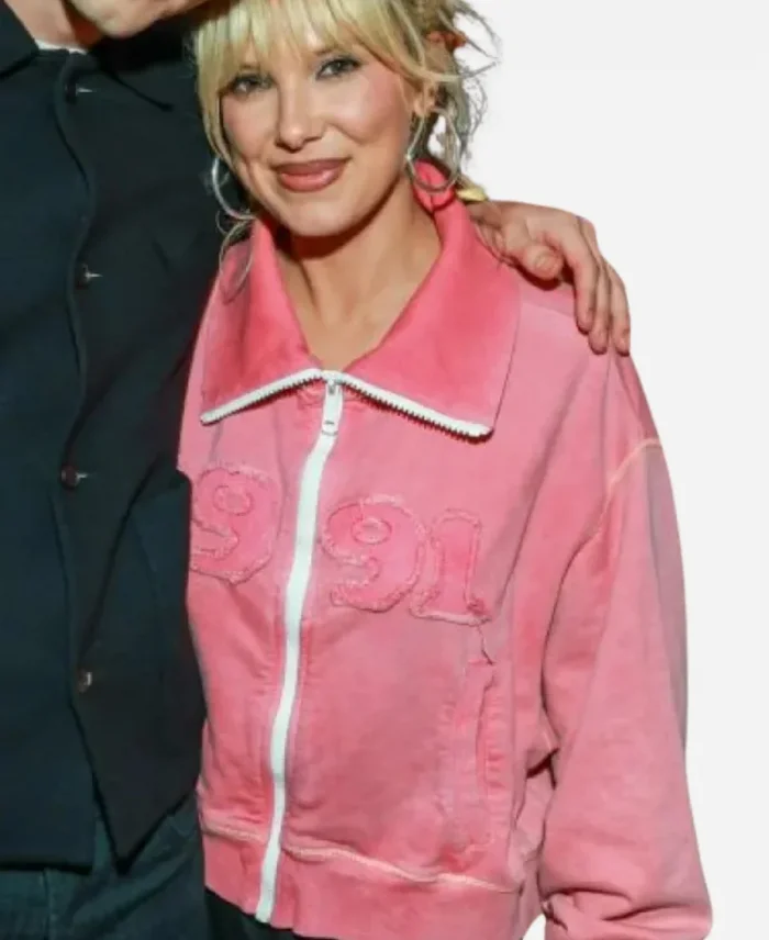 Millie Bobby Brown Movie The Electric State 2025 Afterparty Michelle Greene Pink Jacket