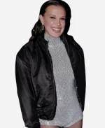 Millie Bobby The Electric State 2025 Black Jacket