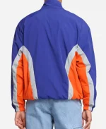 Mitchell & Ness New York Knicks Nylon Blue & Orange Track Jacket