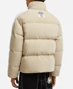 Moncler x Palm Angels Abrolhos Beige Short Down Jacket