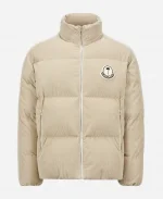 Moncler x Palm Angels Abrolhos Corduroy Short Down Beige Jacket