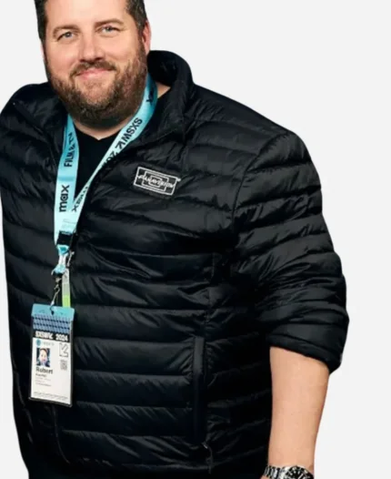 My Dead Friend Zoe Robert Paschall Jr. Black Puffer Jacket
