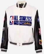 NBA All Star 2025 GSW Wool Varsity Jacket
