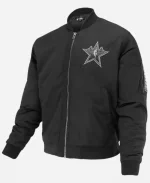 NBA All Star 2025 Unisex Black Bomber Jacket
