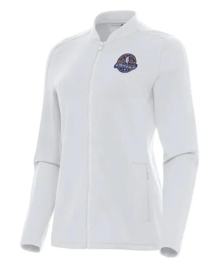 NBA All-Star Game 2025 Antigua Women White Jacket