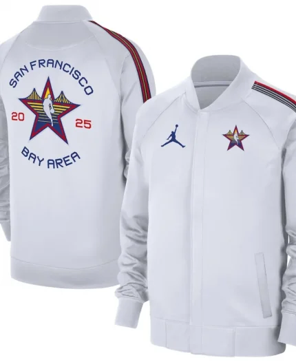 NBA All-Star Game 2025 White Game Jacket