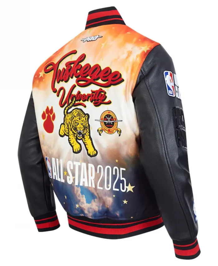 NBA All-Star Game San Francisco Bay 2025 Black Bomber Jacket