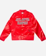 NBA Atlanta Hawks 2025 Satin Bomber Jacket