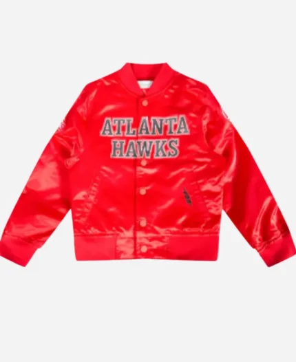 NBA Atlanta Hawks 2025 Satin Bomber Jacket