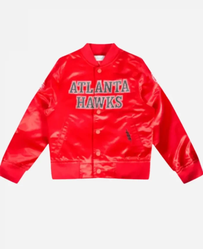 NBA Atlanta Hawks 2025 Satin Bomber Jacket