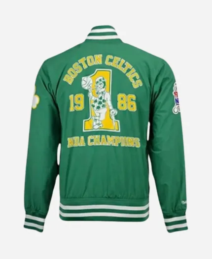 NBA Boston Celtics Green Bomber Warm-Up Jacket