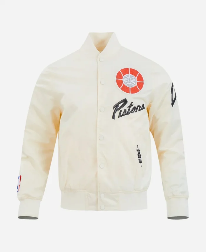 NBA Detroit Pistons 2025 City Edition Satin Jacket