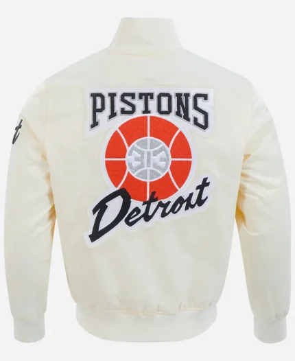 NBA Detroit Pistons 2025 City Edition Satin Jacket