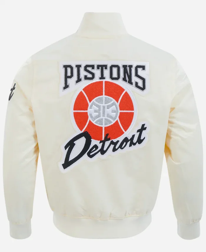 NBA Detroit Pistons 2025 City Edition Satin Jacket