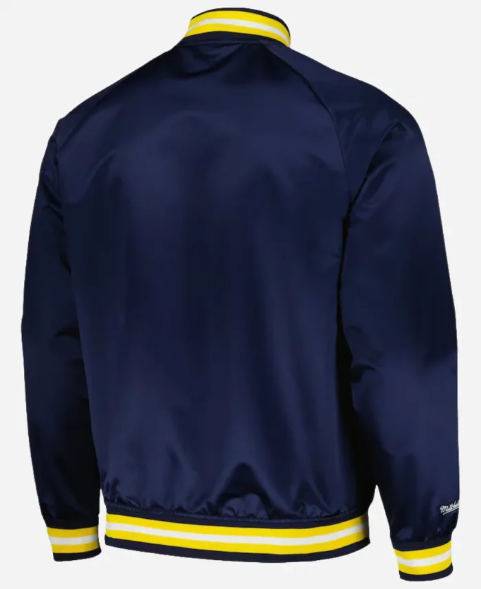 NBA Indiana Pacers 2025 Blue Varsity Bomber Jacket