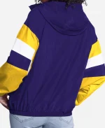 NBA Los Angeles Lakers Carl Banks G-III Full-Zip Oversized Purple Jacket
