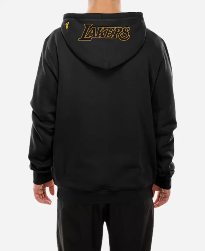 NBA Los Angeles Lakers New Era Premium Black Pullover Hoodie