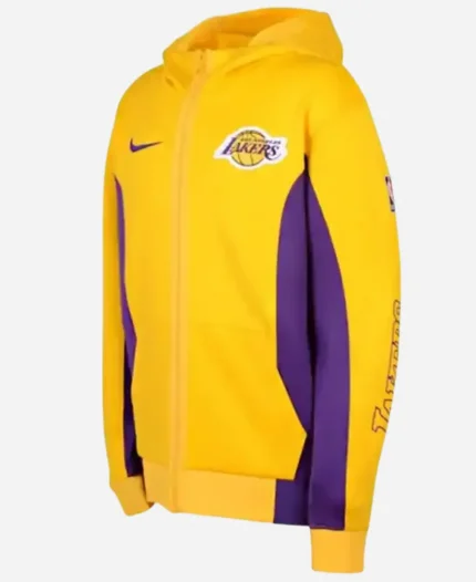 NBA Los Angeles Lakers Yellow Zip-Up Hoodie For Sale