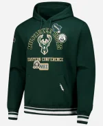 NBA Milwaukee Bucks Green Pullover Hoodie For Sale